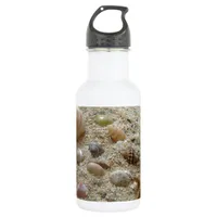 Seashells In The Sand Water Bottle