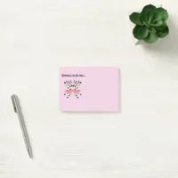 Cute and funny dancing cows custom post-it notes