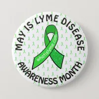 May  Lyme Disease Awareness Month Ribbons Button