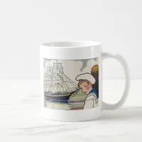 S is for ship coffee mug