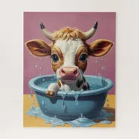 Splish Splash, Time for Pet & Funny Animal Baths Jigsaw Puzzle