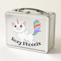 Kids Kitty Unicorn Pegasus Lunchbox