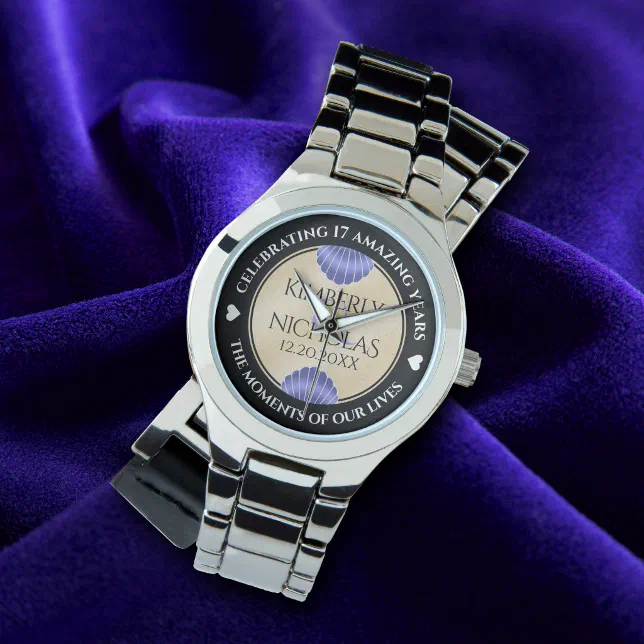 Elegant 17th Shells Wedding Anniversary Watch