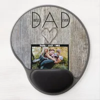 Best Dad Ever, Our Super Dad Father's Day Photo Gel Mouse Pad