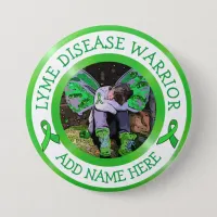 Lyme Disease Warrior  Ribbon Support Button