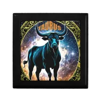 Taurus astrology sign gift box