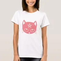 Pink Kawaii Pagan Cat T-Shirt