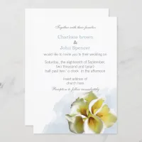 Watercolor calla lilies Floral Invitations