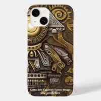 Ancient Elegance: Celtic & Egyptian Case-Mate iPhone 14 Case