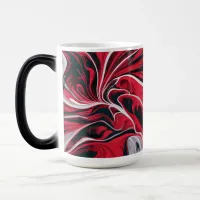 Bold Red, Black & White Marble | Magic Mug