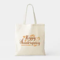 Happy Thanksgiving Tote Bag