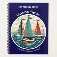 Three Ships Nautical Festive Elegant Christmas Planner