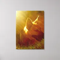 Shine On Me German Shepherd #1 Canvas Print