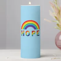 Hope 3x8 Pillar Candle - Inspirational Home Decor