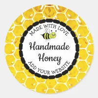 Handmade Honey Food Jar Labels