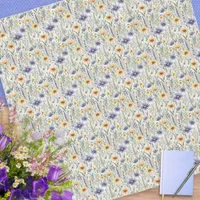 Beautiful Elegant Floral Botanical Wildflowers Scarf