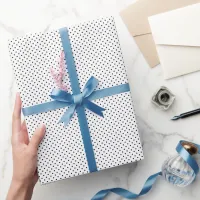 Tiny Black Polka Dots Wrapping Paper