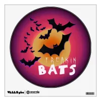 Freakin' Bats Halloween ID223 Wall Decal