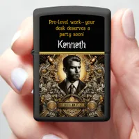 Confident Lawyer in Court Zippo Lighter