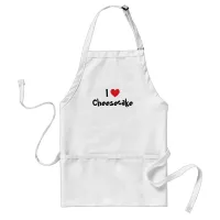 I Love Cheesecake Adult Apron