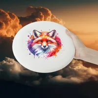 Watercolor Fox Illustration Wham-O Frisbee