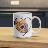 Best Dog Mom Ever Heart Photo Gifts for Mom Coffee Mug