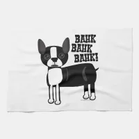 Boston Accent Terrier At Home Towel