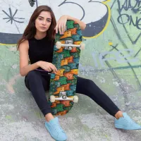 Cool Cats Colorful Skateboard