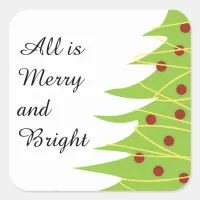 All Is Merry and Bright, Christmas Tree Sticker
