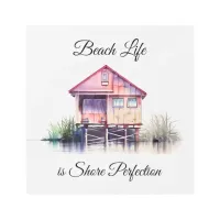 Beach Life is Shore Perfection Metal Print