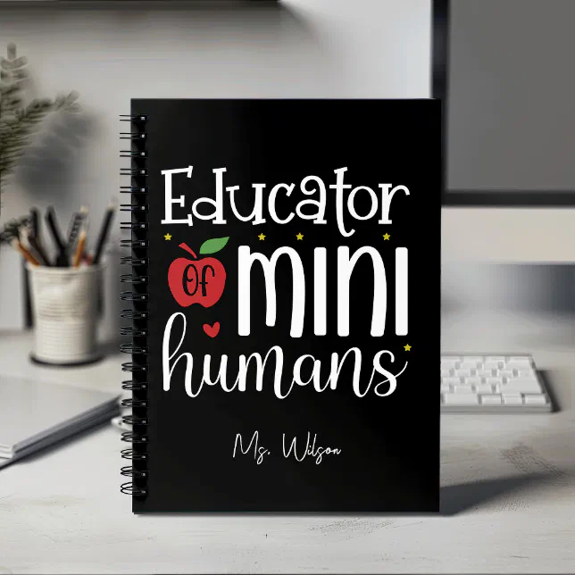 Funny Teacher Appreciation Gift Notebook