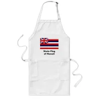 Hawaii State Flag Long Apron