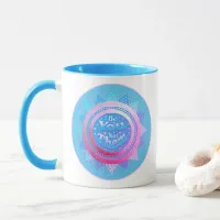 Positive Affirmation Be You Not Them Pink & Blue  Mug