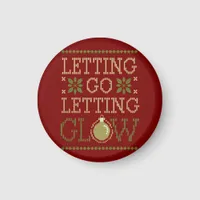 "Letting Go, Letting Glow" Holiday Magnet