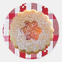 Christmas Sugar Cookie Holiday Classic Round Sticker