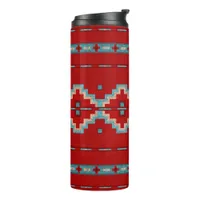 Southwest Mesas Red & Turquoise Thermal Tumbler