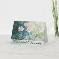 *~* Beach Rose  Painting TV2 Sympathy Love Light Card