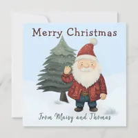 Fun Festive Kids Christmas Card for Friends