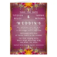 Customizable Floral Wedding Invitation 