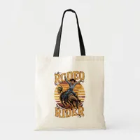 Rodeo Rider - Retro Cowboy Vintage Tote Bag