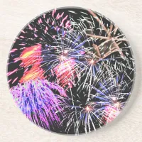 Fireworks Display Drink Coaster