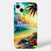 Gorgeous Ai Art | Coastal Beauty Personalized iPhone 15 Plus Case