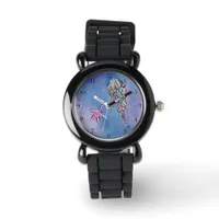 *~* Kids Watercolor Sea Beach Jelly Fish Star Fish Watch