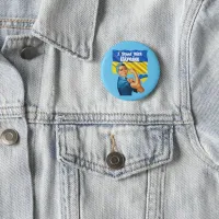 I Stand with Ukraine Vintage Rosie Flag Heart Button