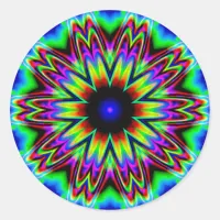 Sombrero Galaxy Mandala Classic Round Sticker