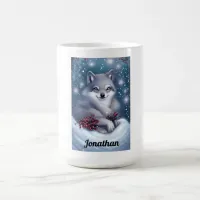 Custom Christmas Wolf - Coffee Mug