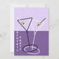 retro Cocktail party Invitation