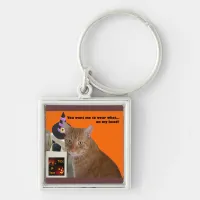 Halloween Kitty Wear What Keychain