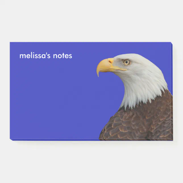 Stunning Profile of an Adult Bald Eagle Post-it Notes