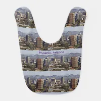 Downtown View of Phoenix, Arizona Baby Bib